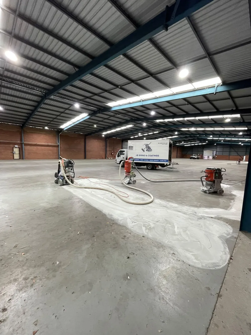 JB Grind & Coatings grinding a Perth floor